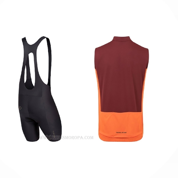 2021 Chalecos Cortavientos Pearl Izumi Naranja Mangas Corta y Culotte Corto